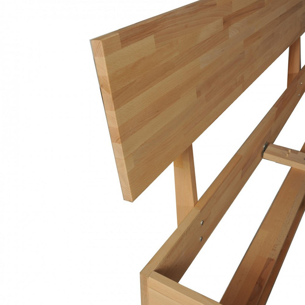 BETT TAO / 160x200 cm , Buche massiv geölt - Buchefarben, Holz (160/200cm) - Weber Industries