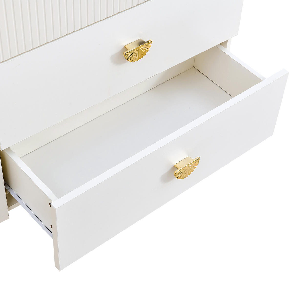 SIDEBOARD Weiß 120/40/75 cm - Weiß, Holzwerkstoff (120/75/40cm) - PANGIVO
