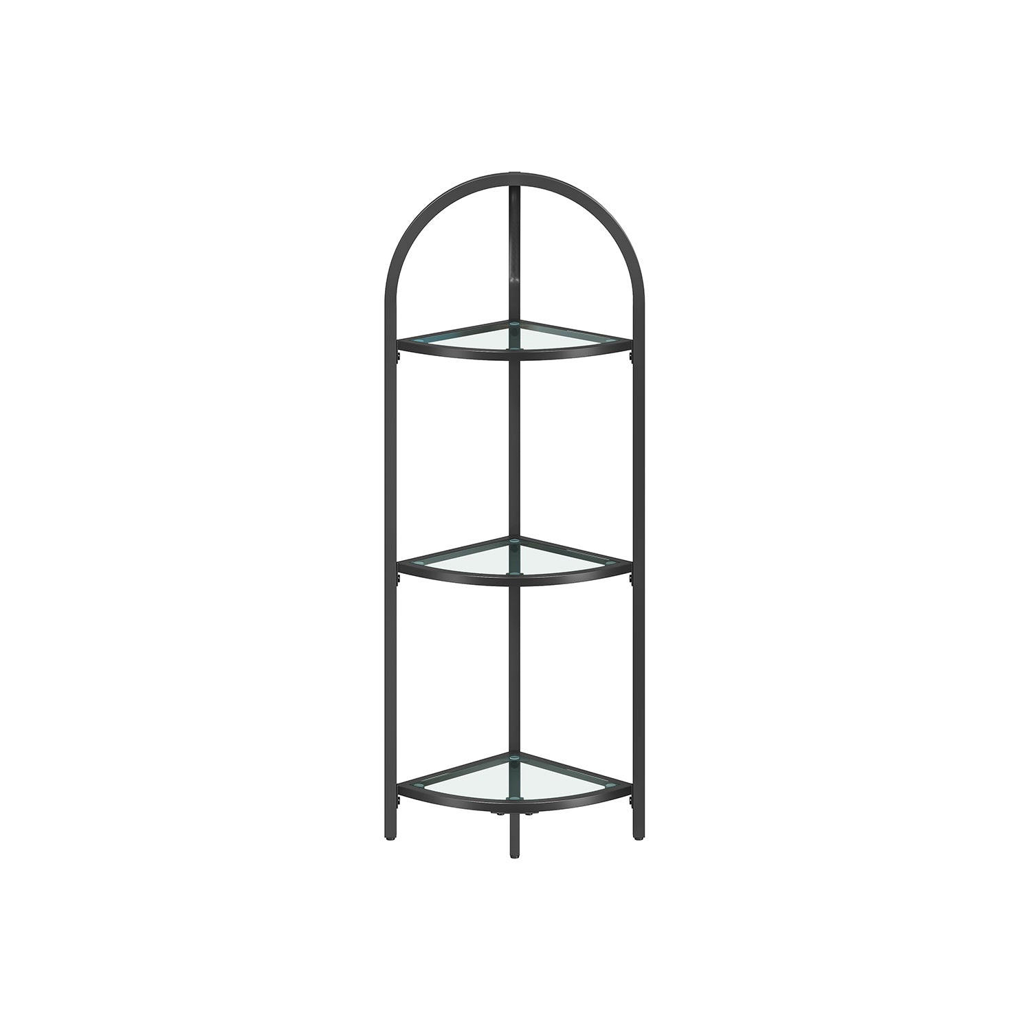 ECKREGAL KIGALI - Schwarz, Metall (28/95.2/28cm) - Hansiro