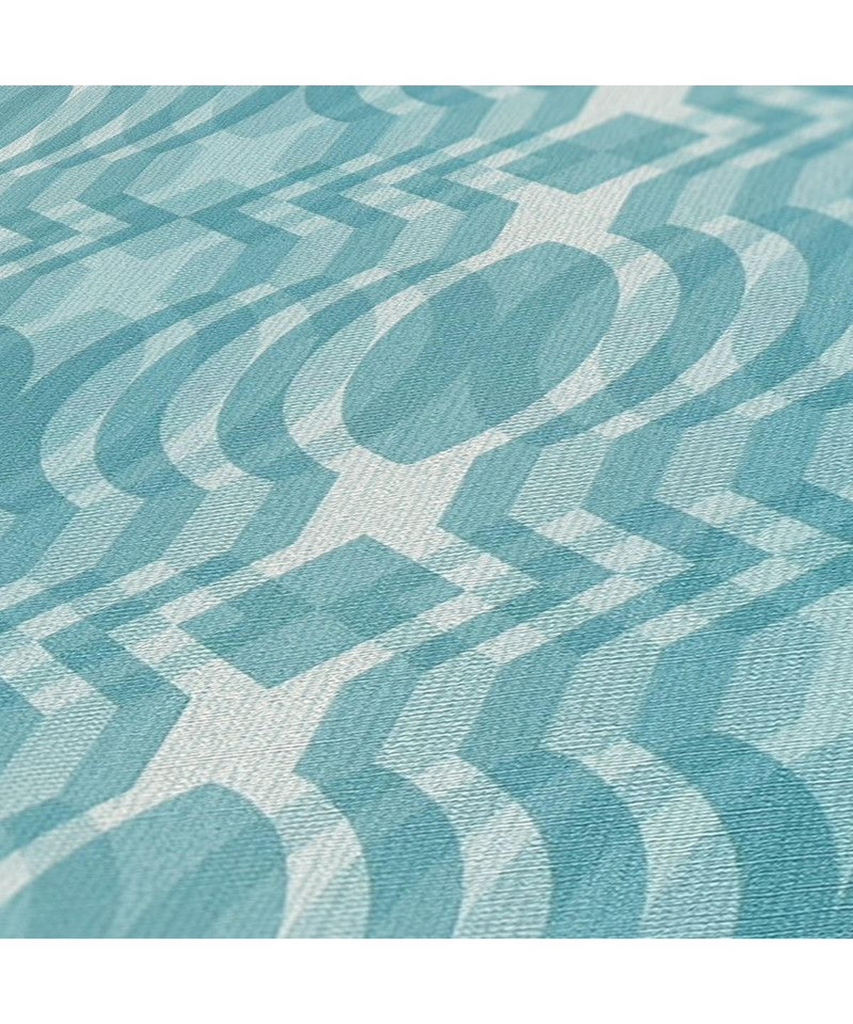 VLIESTAPETE Petrol 53/850 cm - Petrol, Textil (53/1cm) - KUNSTLOFT