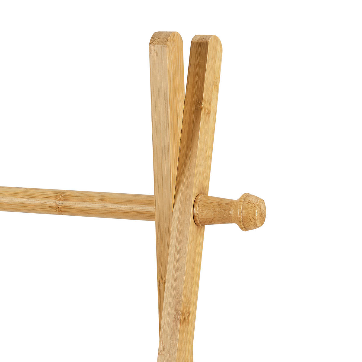 GARDEROBENSTÄNDER Sola - Naturfarben, Holz (73/126/42cm) - [en.casa]