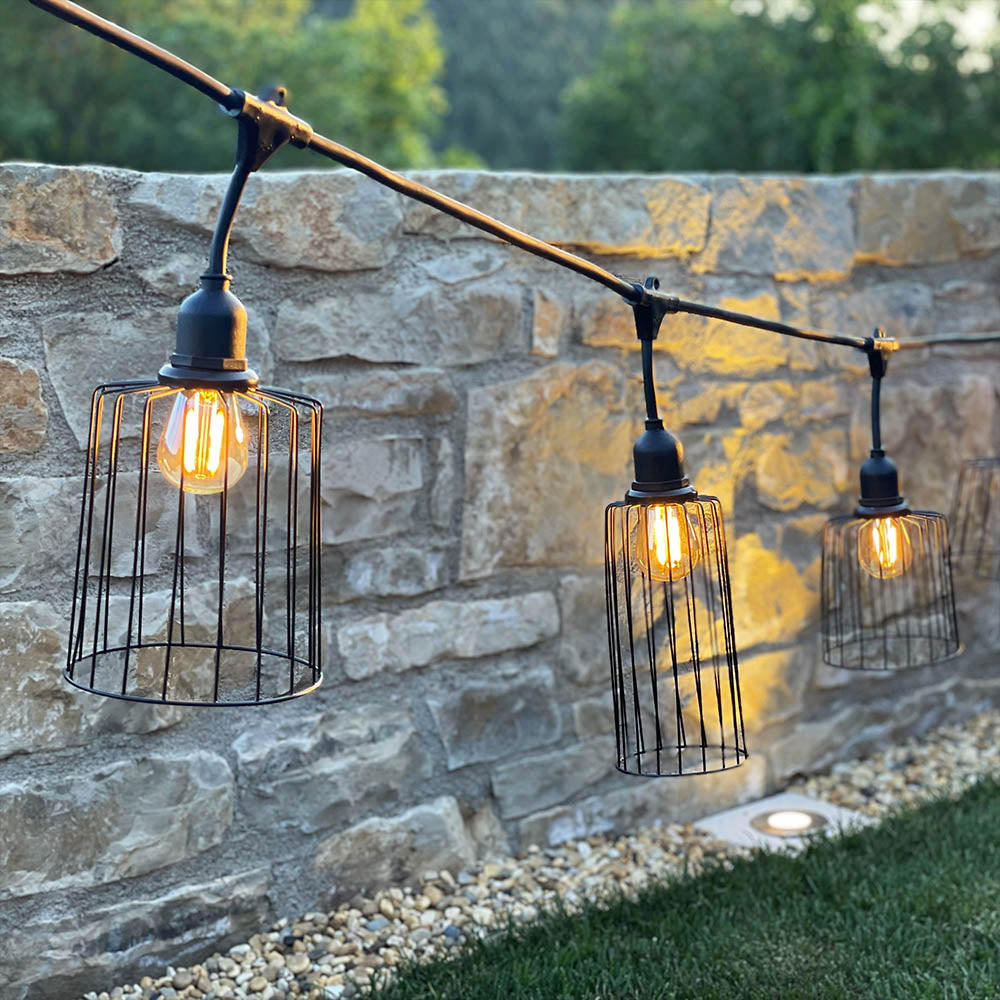 LICHTERKETTE NEMA schwarz - Schwarz, Metall (600cm) - Lumisky