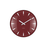 WANDUHR Realista Dome Rot 35/4.5/35 cm - Rot, Kunststoff (4.5/35/35cm) - Karlsson
