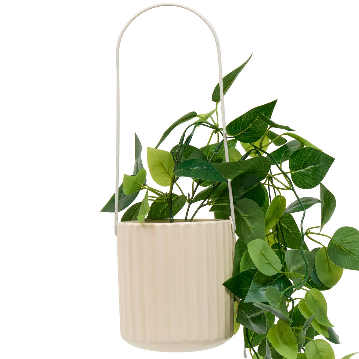 PFLANZE Keramiktopf Poolsie 14/12,5/82 cm - Beige, Keramik (82cm) - Atmosphera Createur d´interieur