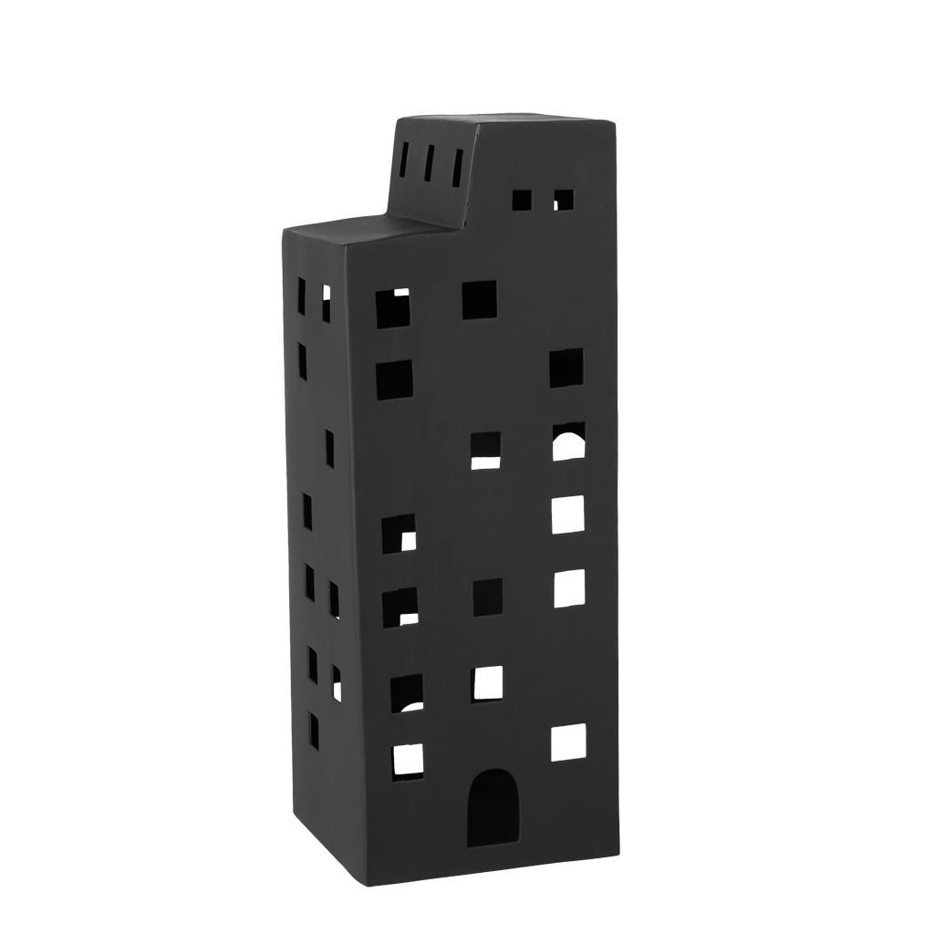 Villeroy & Boch Windlicht Schwarz 10.1x30.7x11 cm