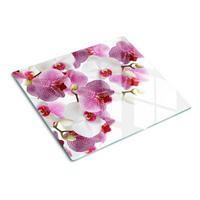 GLASPLATTE 60x52 cm Orchidee - Pink, Glas (60/0.4/52cm) - TULUP
