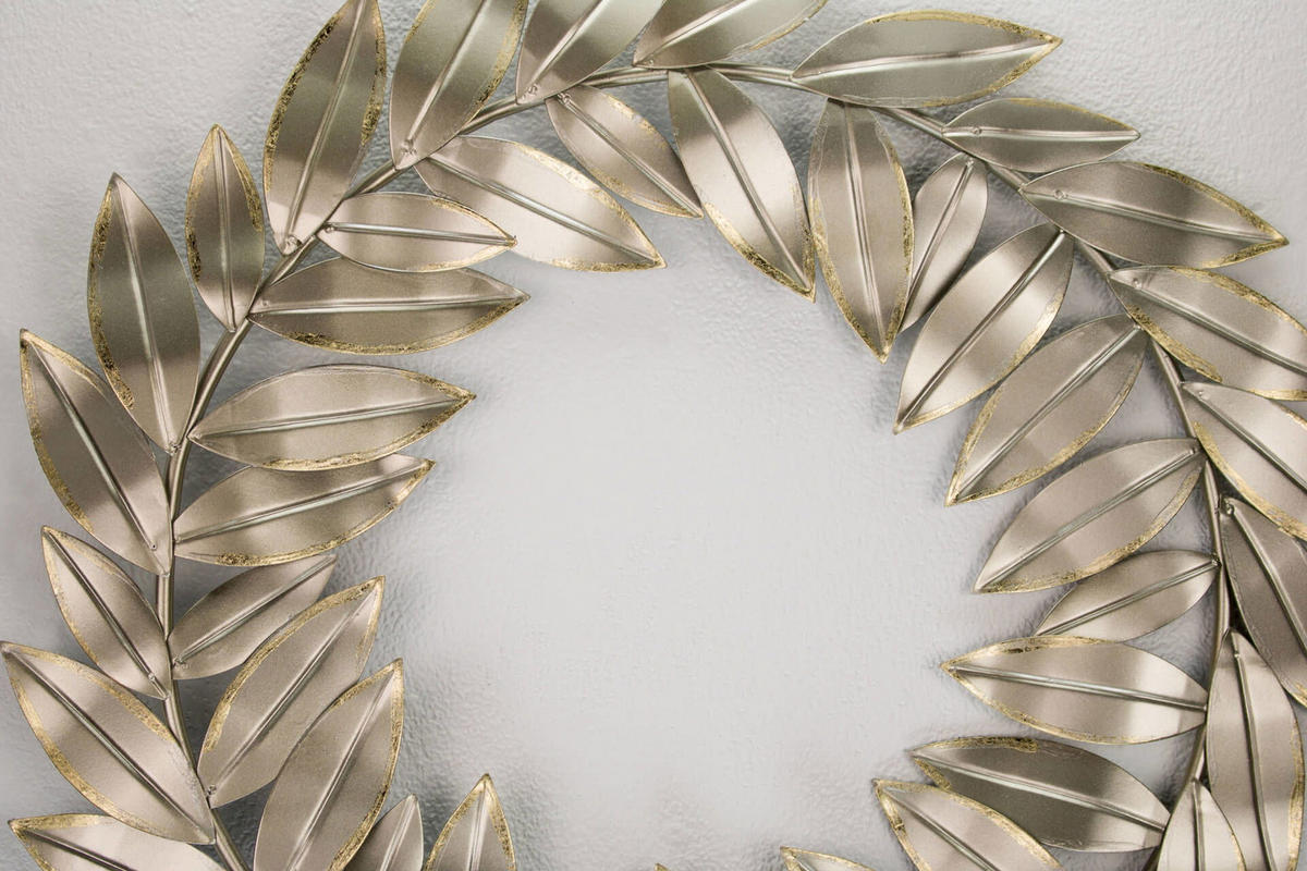 WANDDEKO Gold 59/59 cm - Goldfarben, Metall (1/59/3cm) - KUNSTLOFT