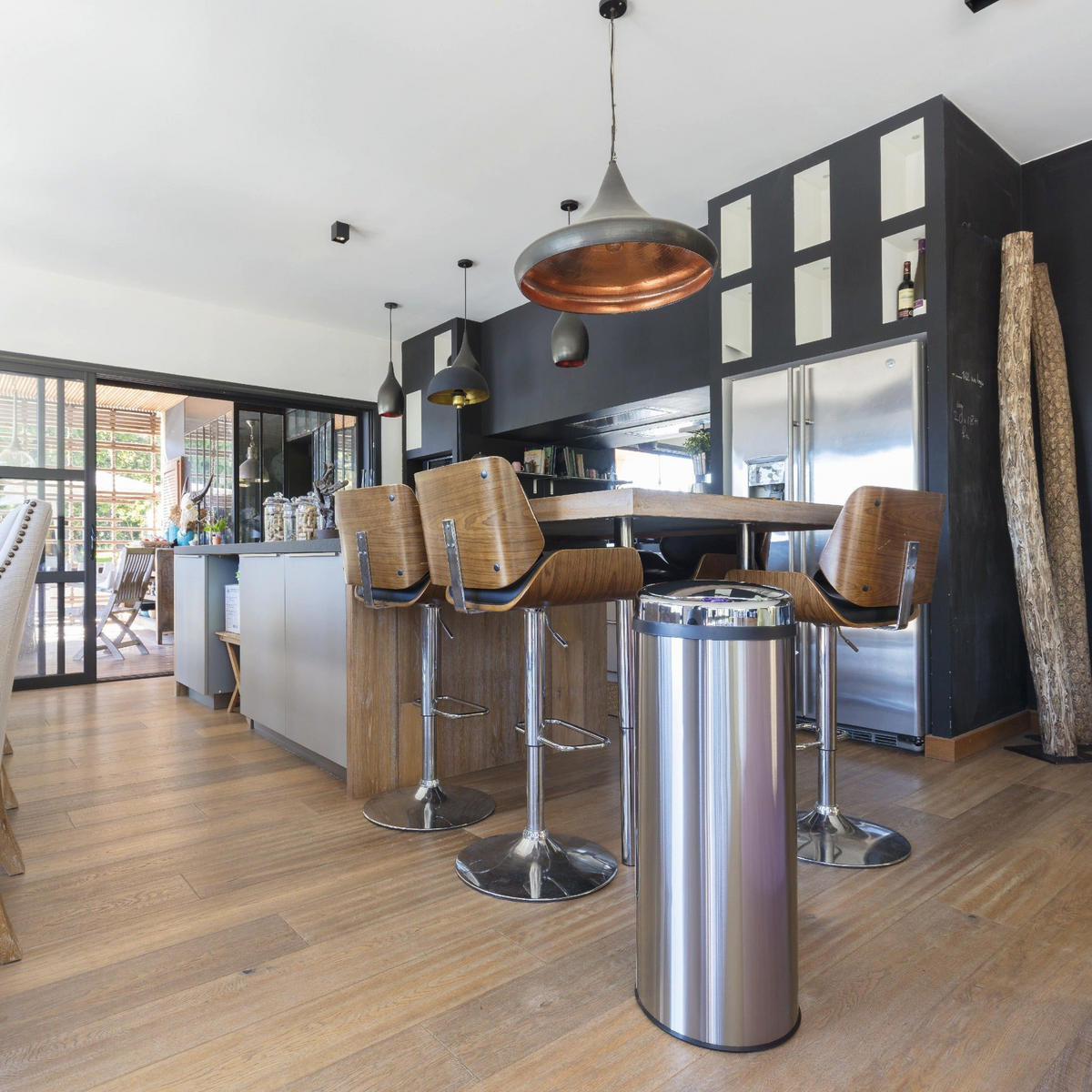 AUTOMATISCHER ARTIC silber - Silberfarben, Metall (31/73/31cm) - Kitchen Move