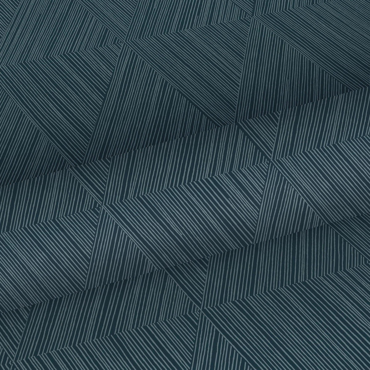 TAPETE 3D-Muster 53 cm x 10.05 m - Blau, Papier (53/1000cm) - Origin Wallcoverings