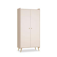 SCHRANK 2 Türen Lunea Kaschmir - Beige, Holzwerkstoff (90/188/50.2cm) - Petits-meubles