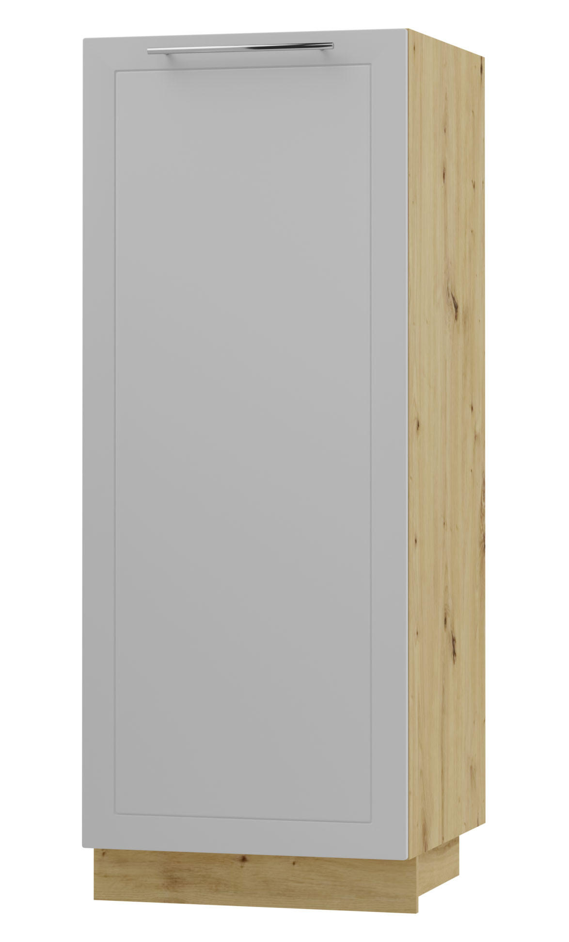 GESCHIRRSCHRANK Kvantum D5D/60/154 Dust Grey Matt / Eiche Artisan Matt 60 / 59 / 154cm - Eiche Artisan/Grau, Holz/Holzwerkstoff (60/154/59cm) - Feldmann-Wohnen