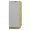 GESCHIRRSCHRANK Kvantum D5D/60/154 Dust Grey Matt / Eiche Artisan Matt 60 / 59 / 154cm - Eiche Artisan/Grau, Holz/Holzwerkstoff (60/154/59cm) - Feldmann-Wohnen
