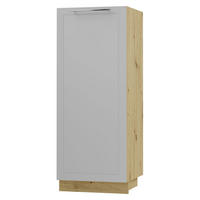 GESCHIRRSCHRANK Kvantum D5D/60/154 Dust Grey Matt / Eiche Artisan Matt 60 / 59 / 154cm - Eiche Artisan/Grau, Holz/Holzwerkstoff (60/154/59cm) - Feldmann-Wohnen