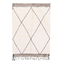 BERBERTEPPICH aus reiner Wolle 165x 226 cm - Beige, Naturmaterialien (165/226cm) - AFK Living