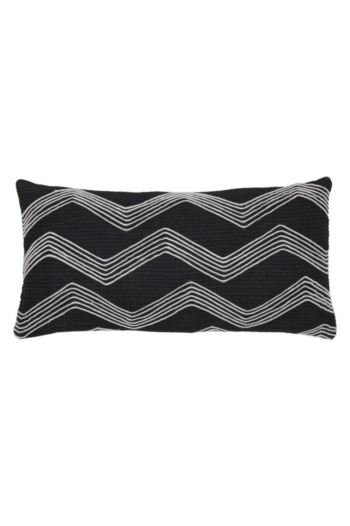 DEKOKISSEN Mackey Schwarz 60/30/10 cm - Schwarz, Textil (30/60cm) - Light & Living