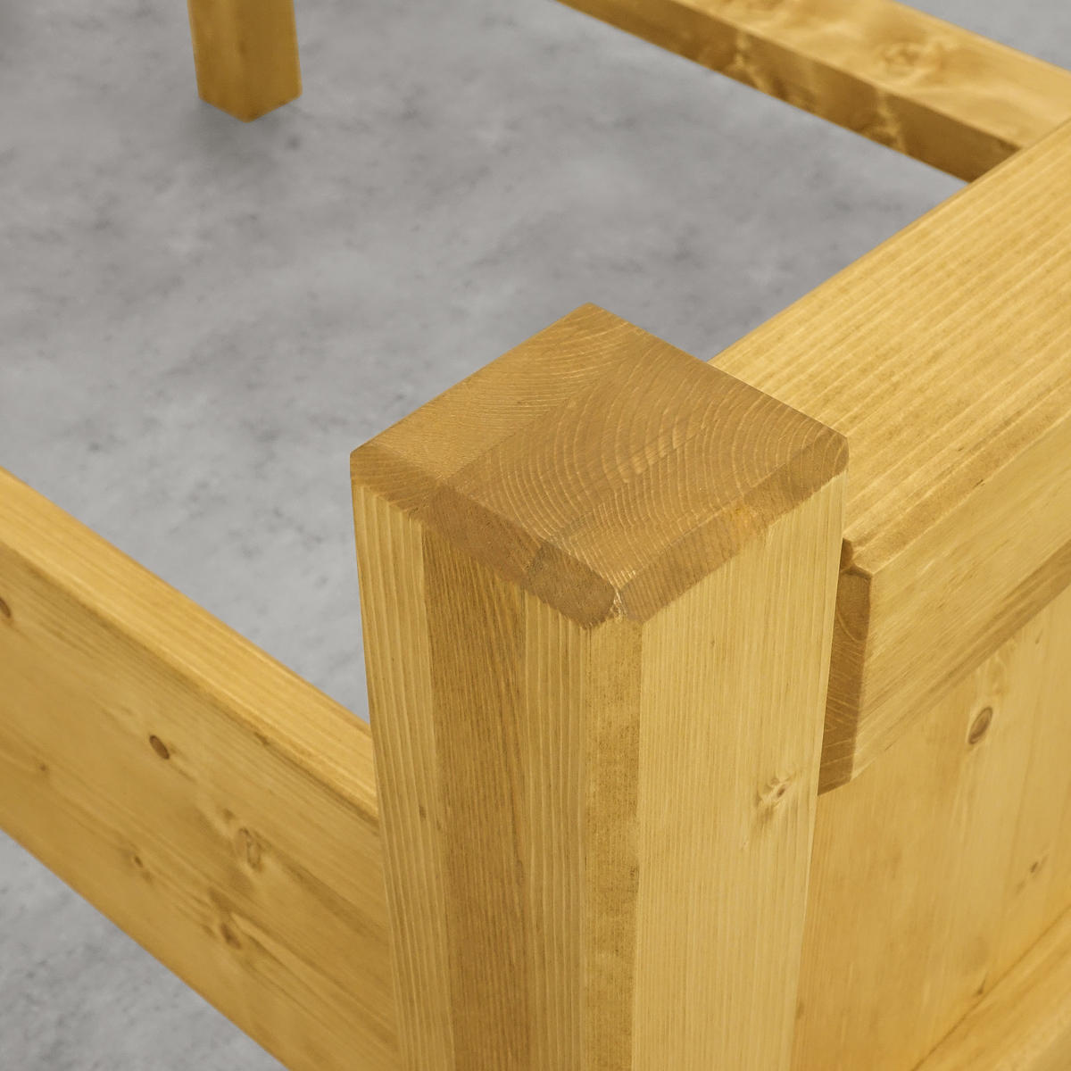 BETT aus Massivholz VINTAGE - Honig, Holz (140/200cm) - Seart