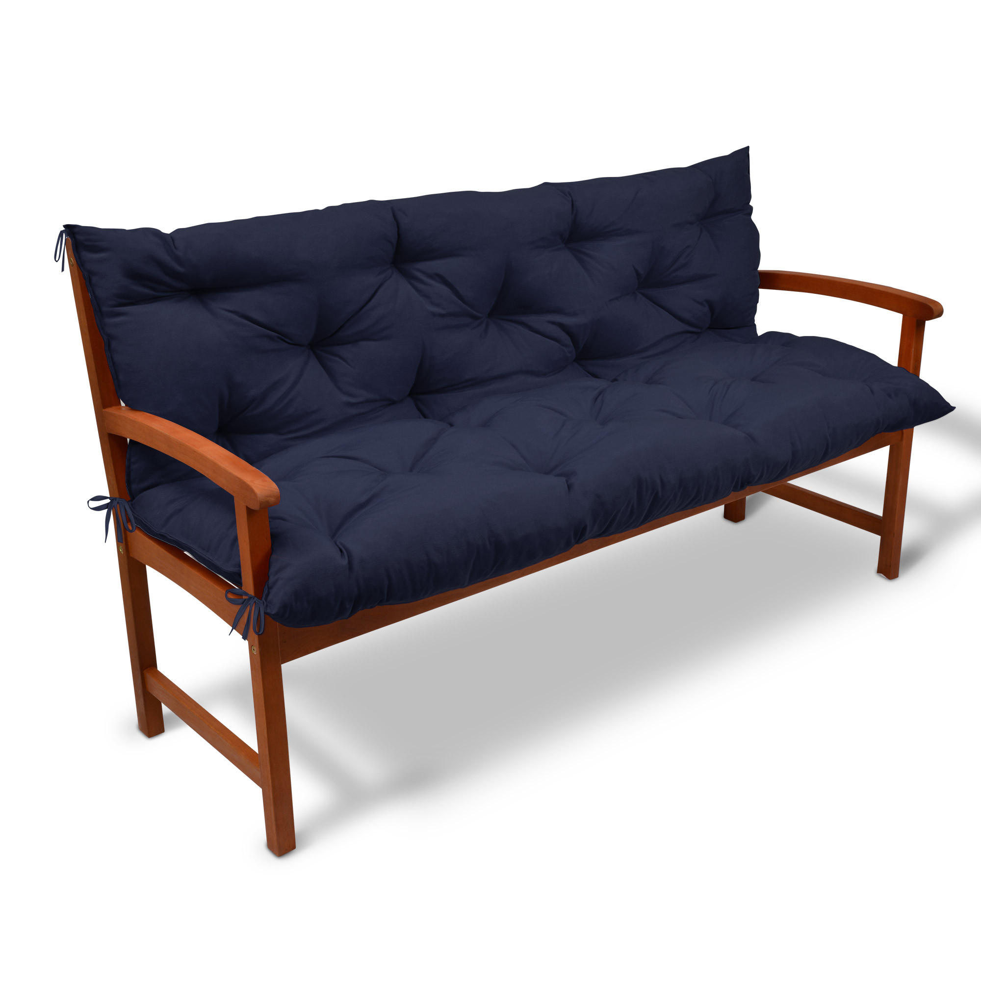 BANKAUFLAGE Flair BR 180/50cm Dunkelblau - Dunkelblau, Textil (48/10/180cm) - Beautissu 