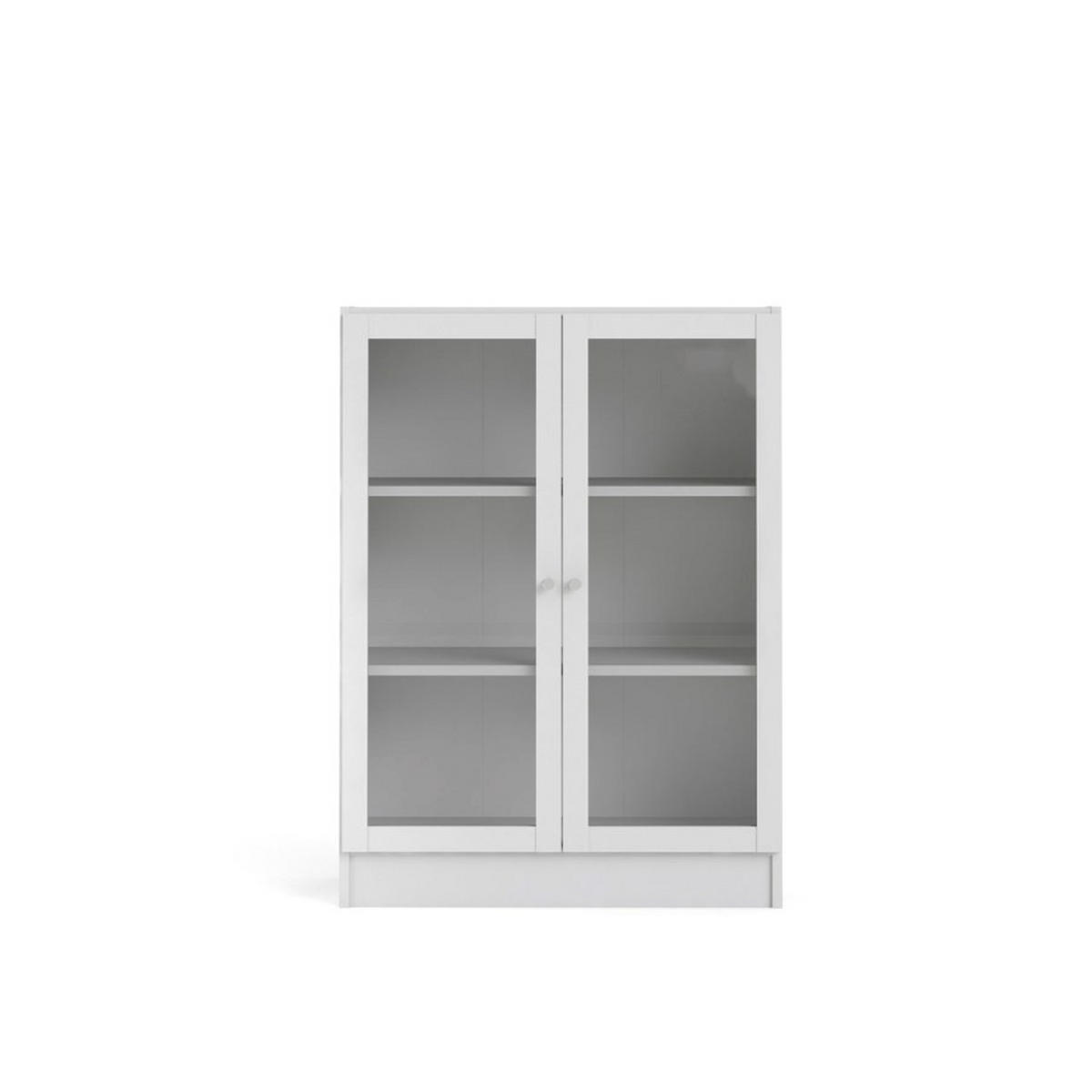 REGAL Weiß - Weiß, Holzwerkstoff (79/107/28cm) - ebuy24