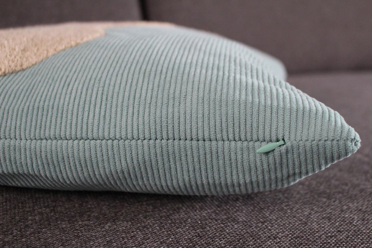 KISSENHÜLLE Pixie - Mintgrün, Textil (45/45cm) - Magma Heimtexx