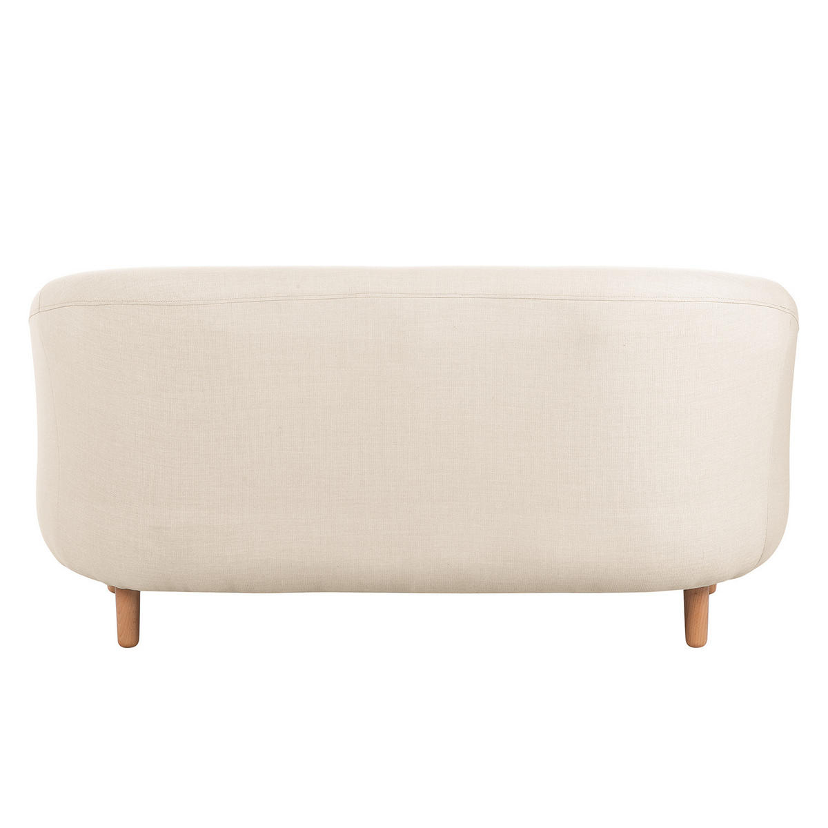 2-SITZER SOFA - Beige, Buchenholz/Textil (140/74/74cm) - home24
