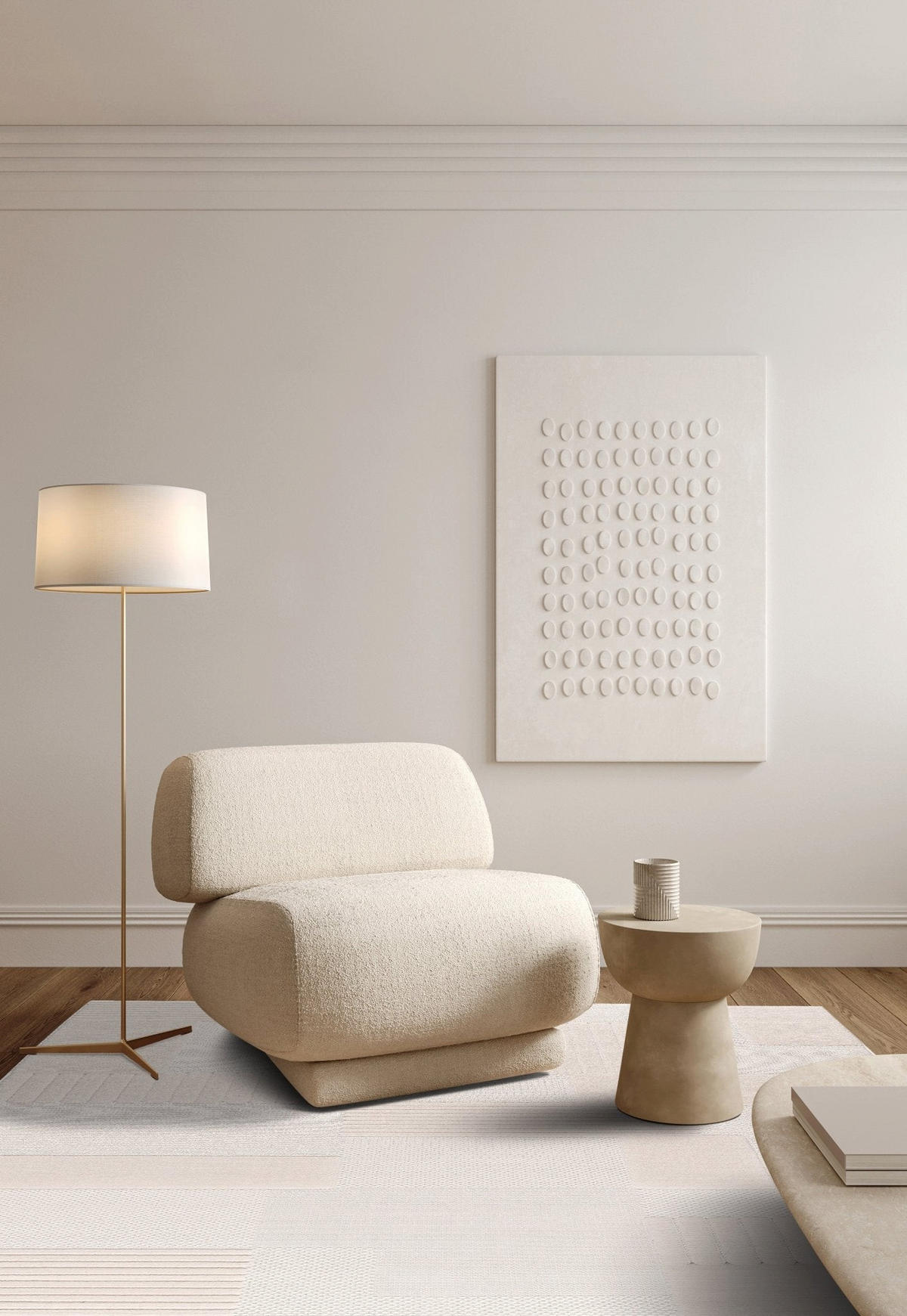 TEPPICH ultrafein trendig beige - Beige, Textil (200/290cm) - AFK Living