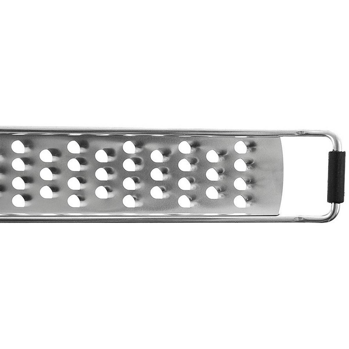 KÜCHENREIBE Flachstahl 38 cm - Silberfarben, Metall (4/38/1.5cm) - Orion 