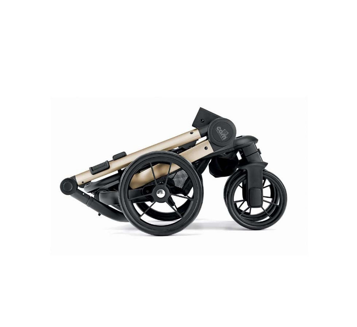 SPORT-KINDERWAGEN Taski inkl. Auto-Babyschale - Beige/Goldfarben, Kunststoff (1090/530/675cm) - Cam il Mondo del Bambino S.p.A.