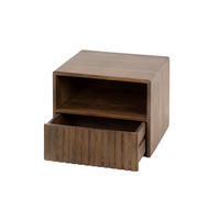 NACHTTISCH Carve - Braun - 30/35/25 cm - Braun, Holz (35/25/30cm) - Hoyz Collection