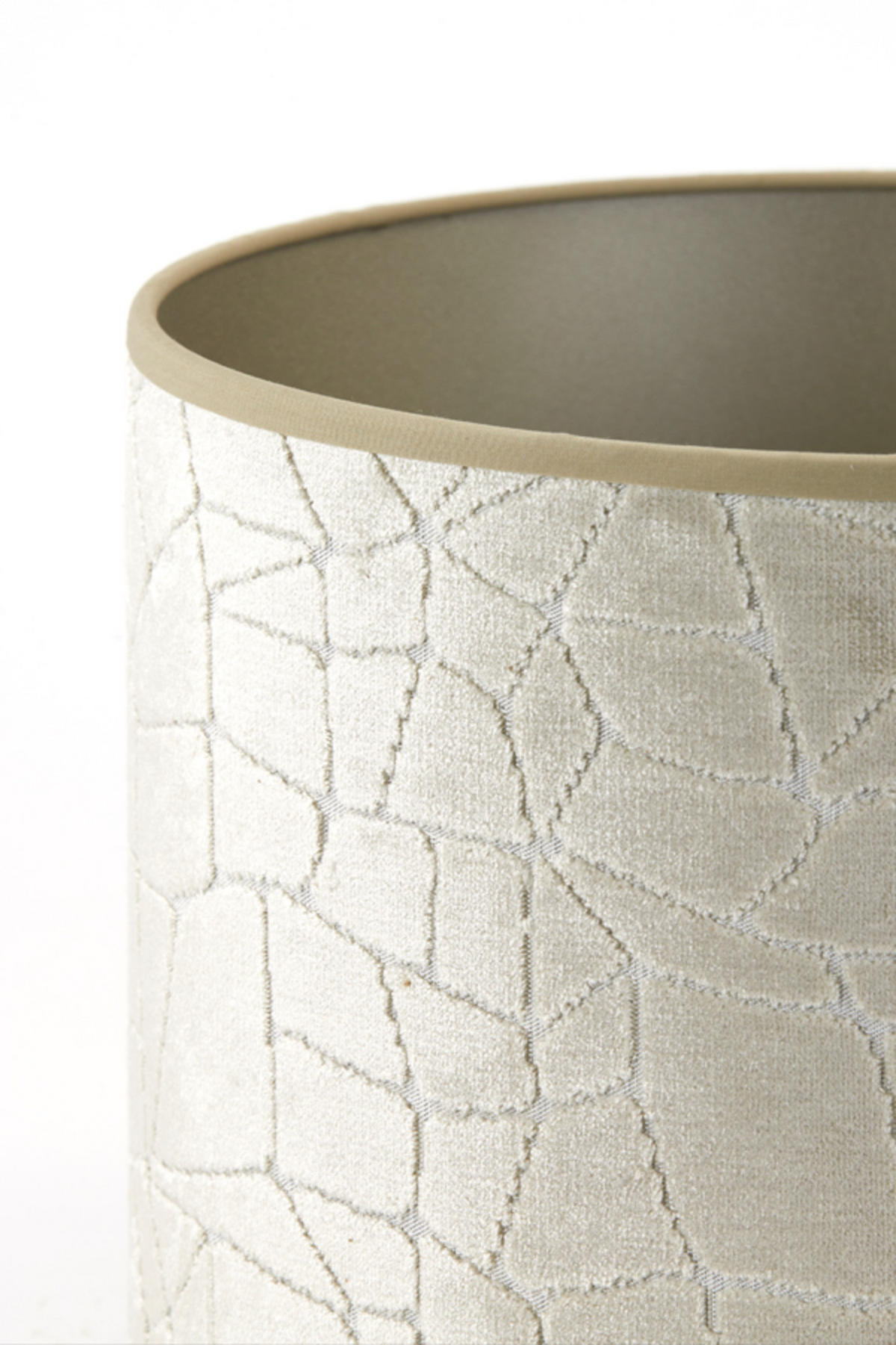 LAMPENSCHIRM Cobblestone Braun Ø30/21 cm - Braun, Textil (30/30/21cm) - Light & Living