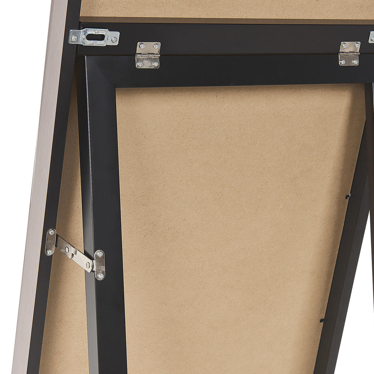 STEHSPIEGEL silber rechteckig 40/140 cm Torcy - Silberfarben, Kunststoff (40/140/3cm) - Beliani