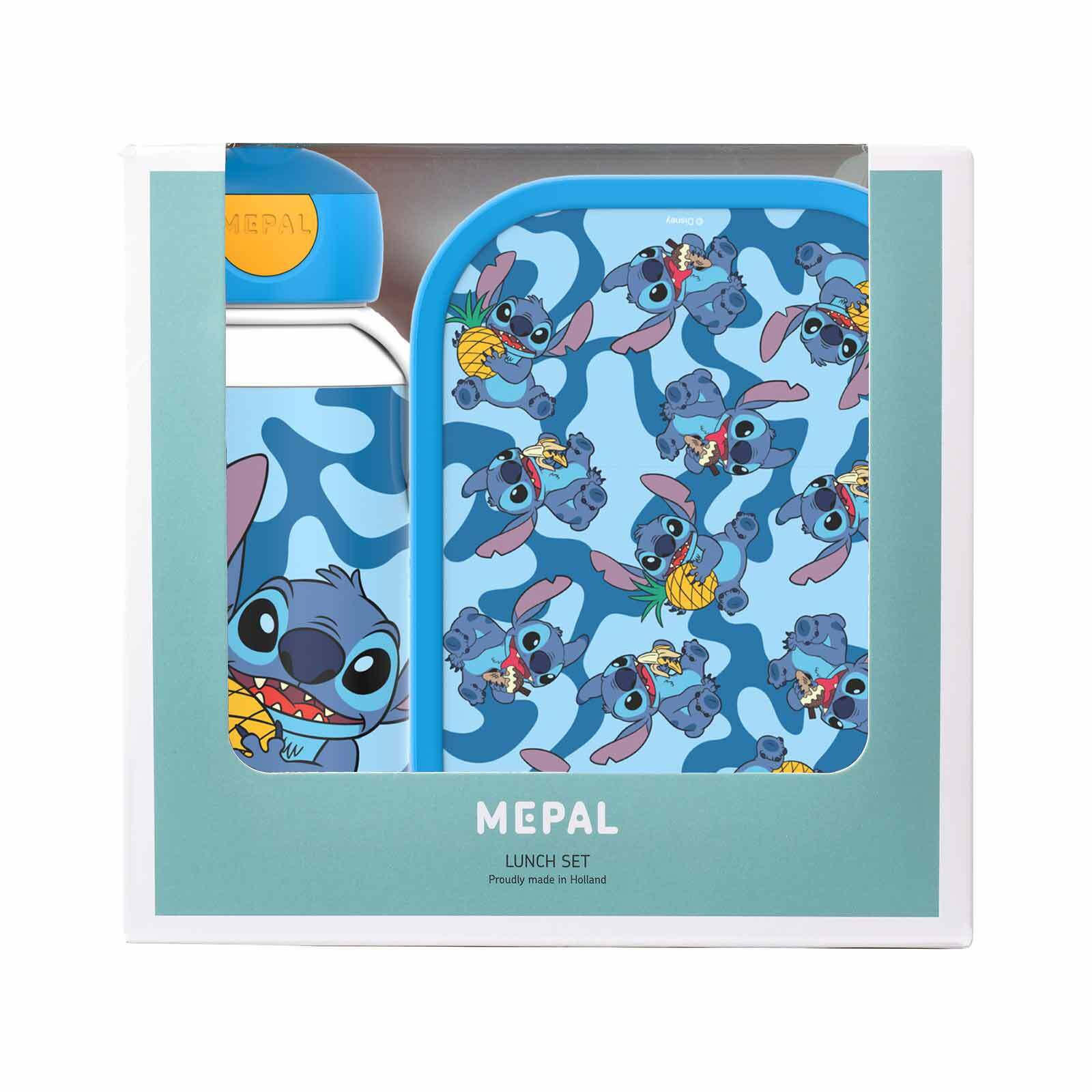 LUNCHSET STITCH Campus blau-gelb 2er Set - Blau/Gelb, Kunststoff (1/1/1cm) - Mepal