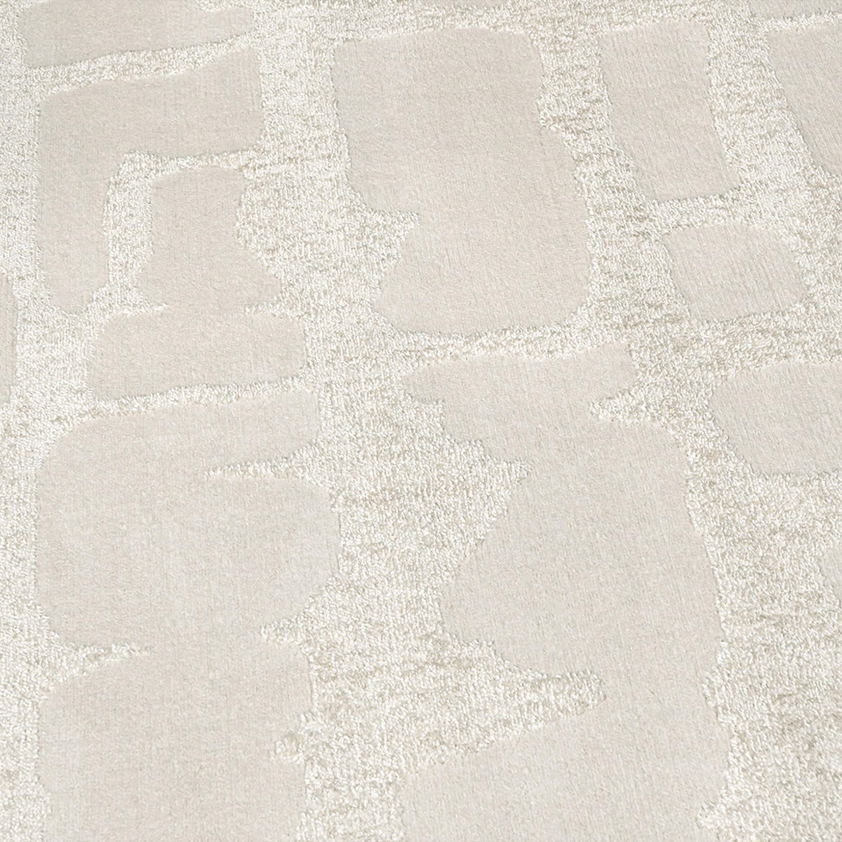 TEPPICH Mataro Selva Mazovia 160x230cm Creme Grau Abstrakt Kurzflor - Creme, Textil (160/230cm) - Mazovia