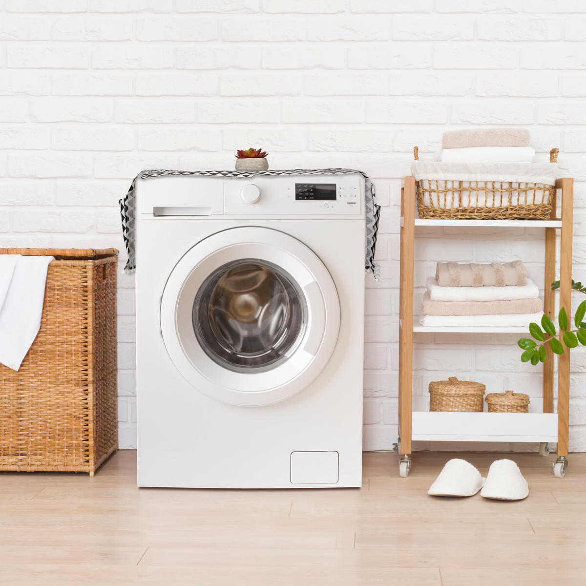 WASCHMASCHINENAUFLAGE - Multicolor, Kunststoff/Textil (130/0.5/55cm) - Relaxdays