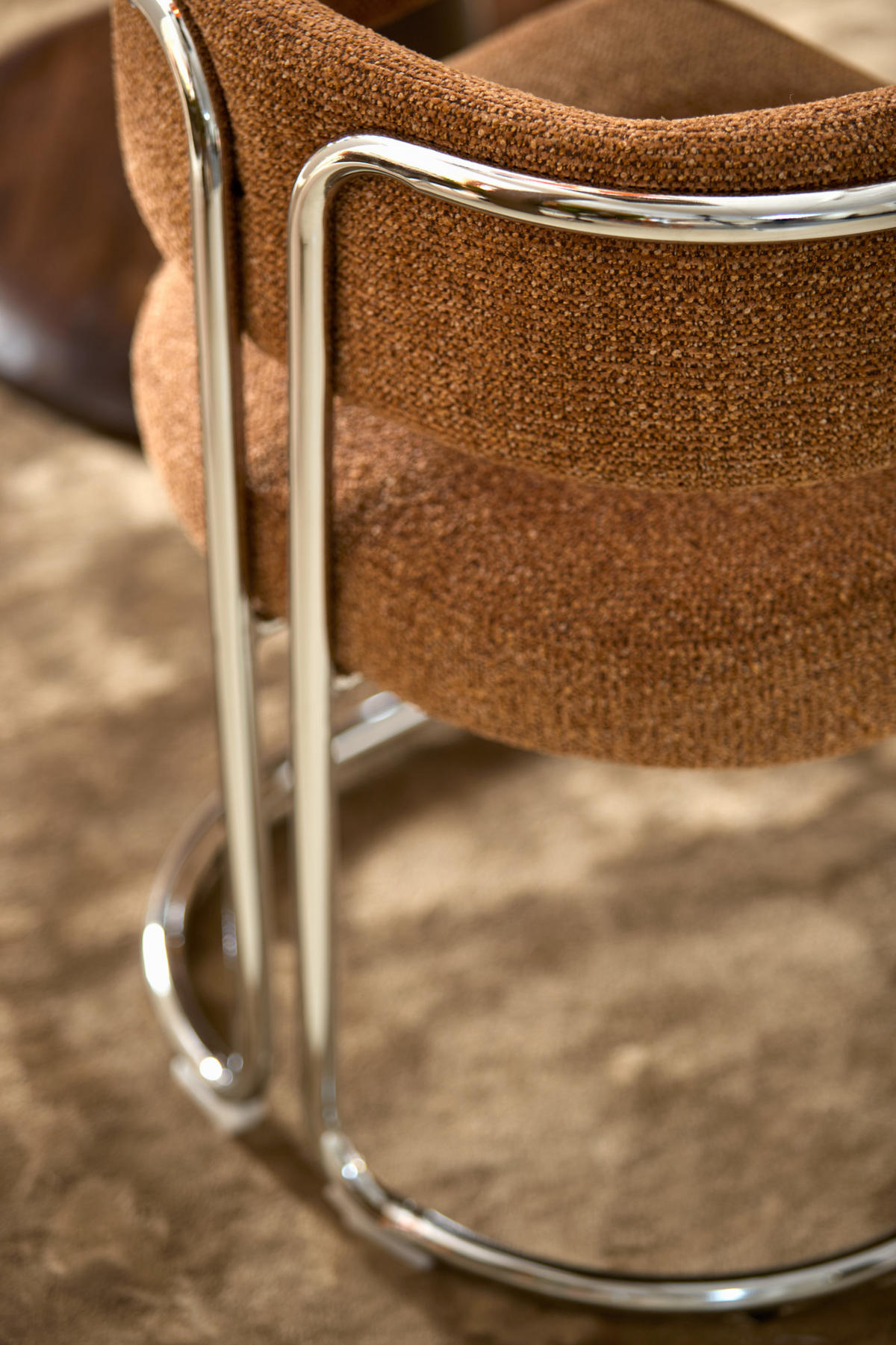 ESSZIMMERSTUHL Adante Braun 56/52/72 cm - Braun, Metall (52/72/56cm) - Light & Living