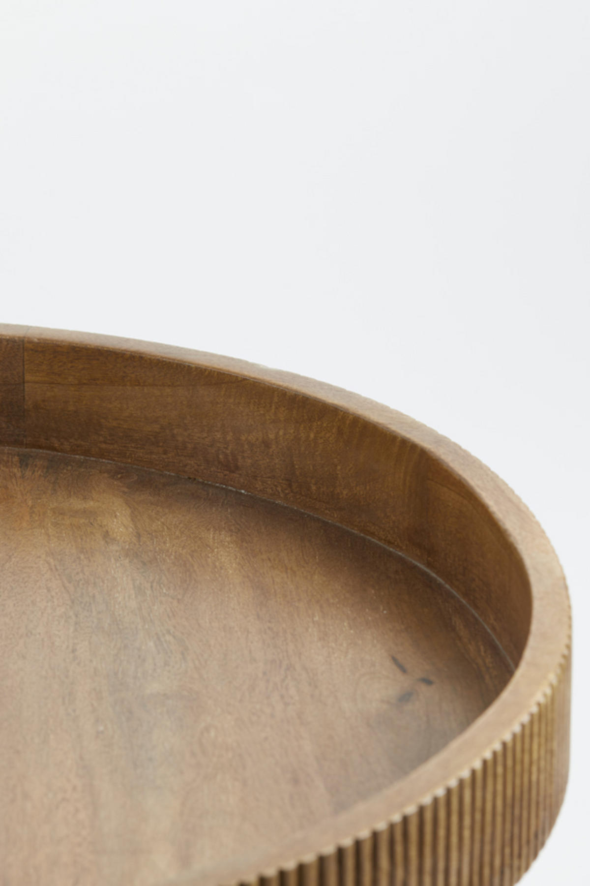 BEISTELLTISCH Kalomo Braun Ø50/35 cm - Braun, Holz (50/50/35cm) - Light & Living