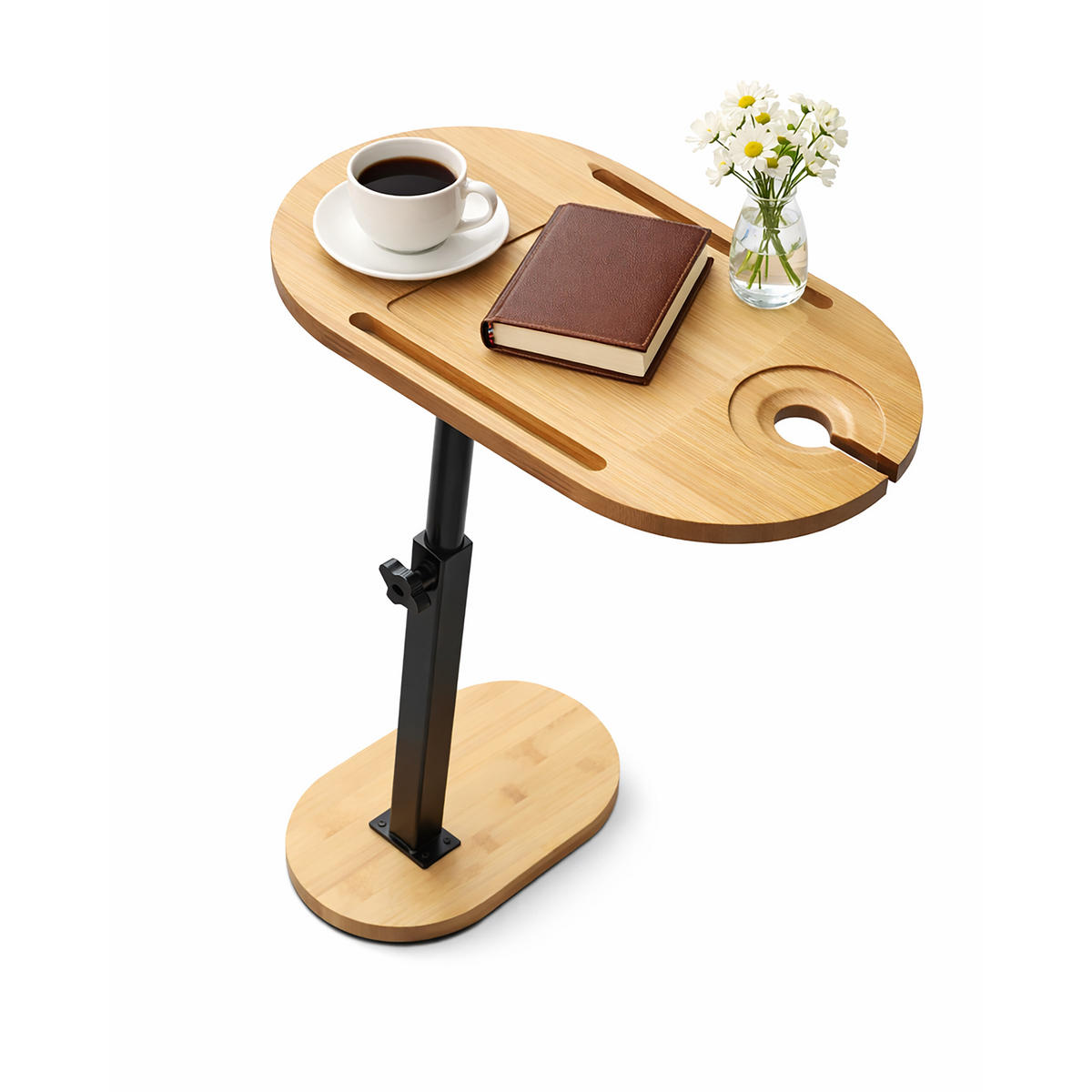 BEISTELLTISCH - Multicolor, Holz/Metall (22/40/82cm) - Relaxdays