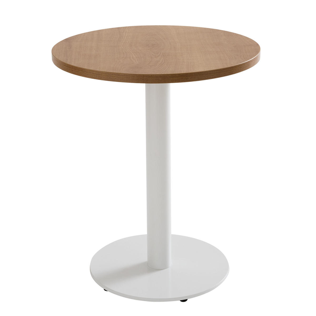 TISCHPLATTE runder 60 cm, Holz - Hellbraun/Eichefarben, Kunststoff (60/2.5/60cm) - Oviala