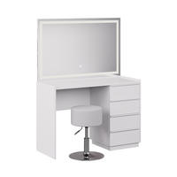 TOALETNÍ STOLEK Viktoria Bílá - bílá, kompozitní dřevo (110/77.2/45cm) - Vicco