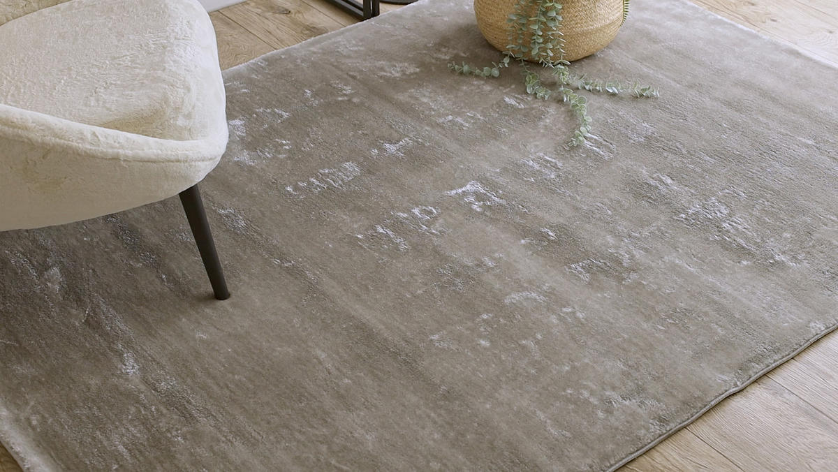 TEPPICH Visco 200/290 cm - Silberfarben, Textil (200/290cm) - rugsX