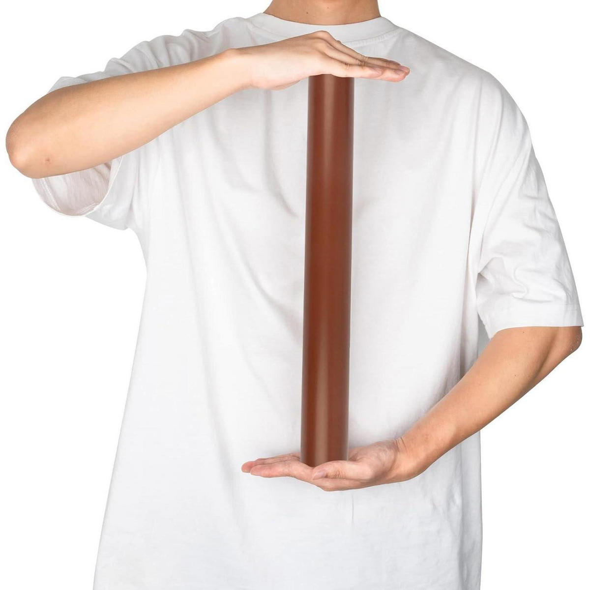 GESCHENKPAPIER schokoladenbraun 44,5 cm x 10 m - Braun, Papier (4/44/4cm)