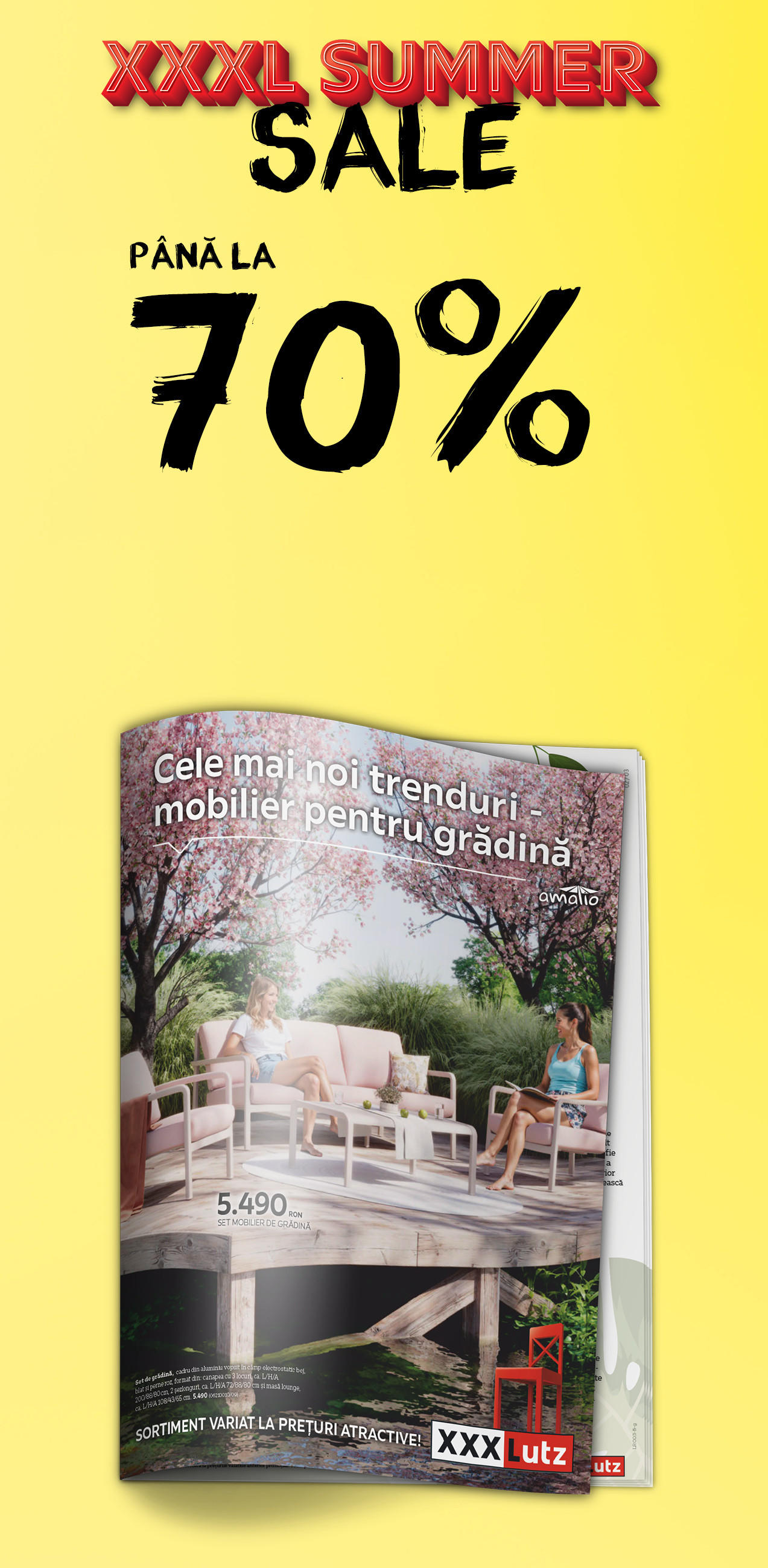 teaser pliant gradina