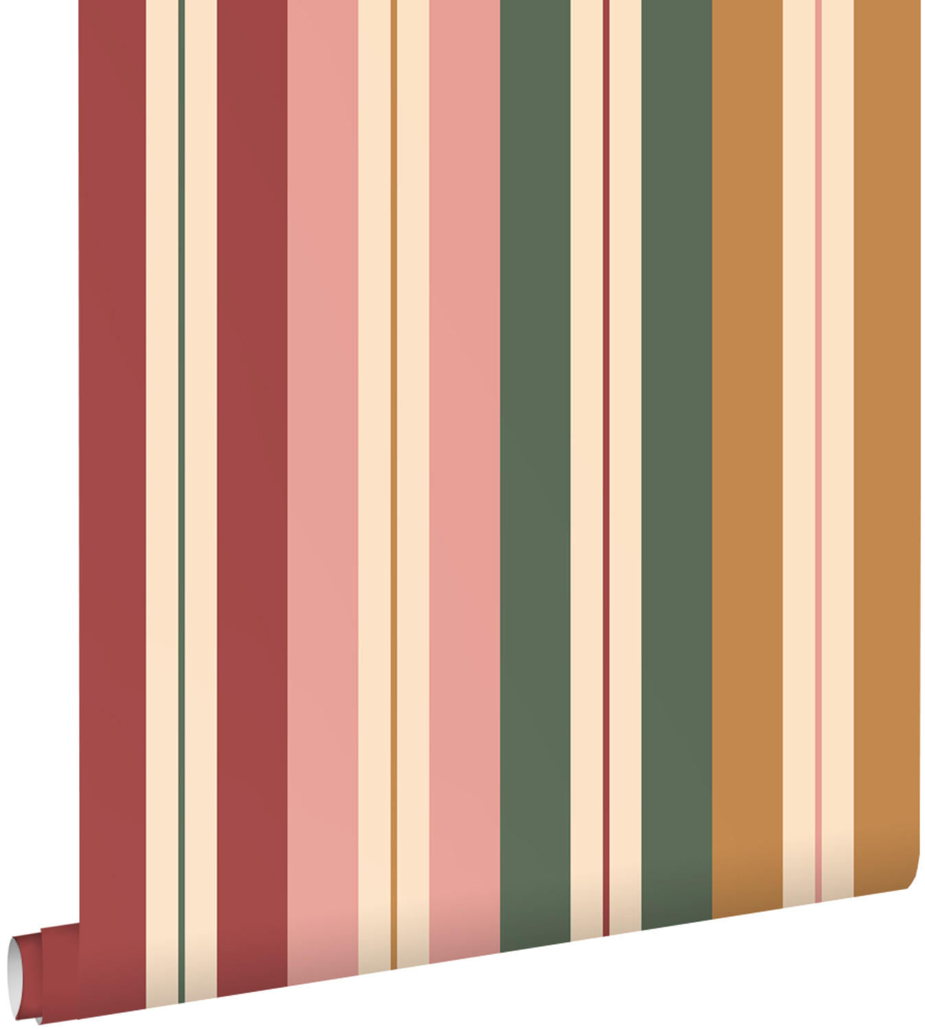 TAPETE Streifen 50 x 900 cm - Pink, Papier (50/900cm) - ESTAhome