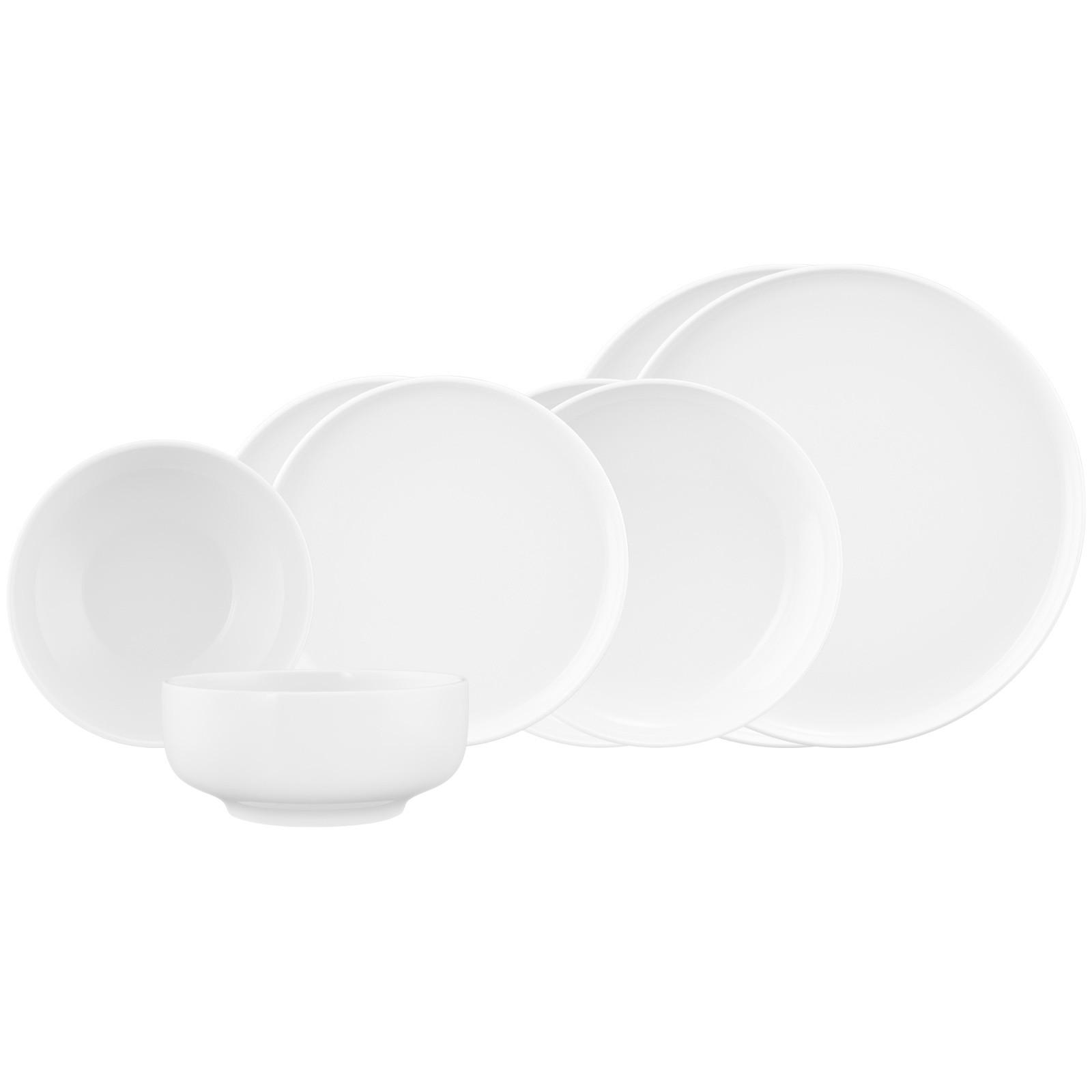 EINSTEIGER-SET Sento Home weiß 8er Set - Weiß, Keramik (2/2/2cm) - Seltmann Weiden