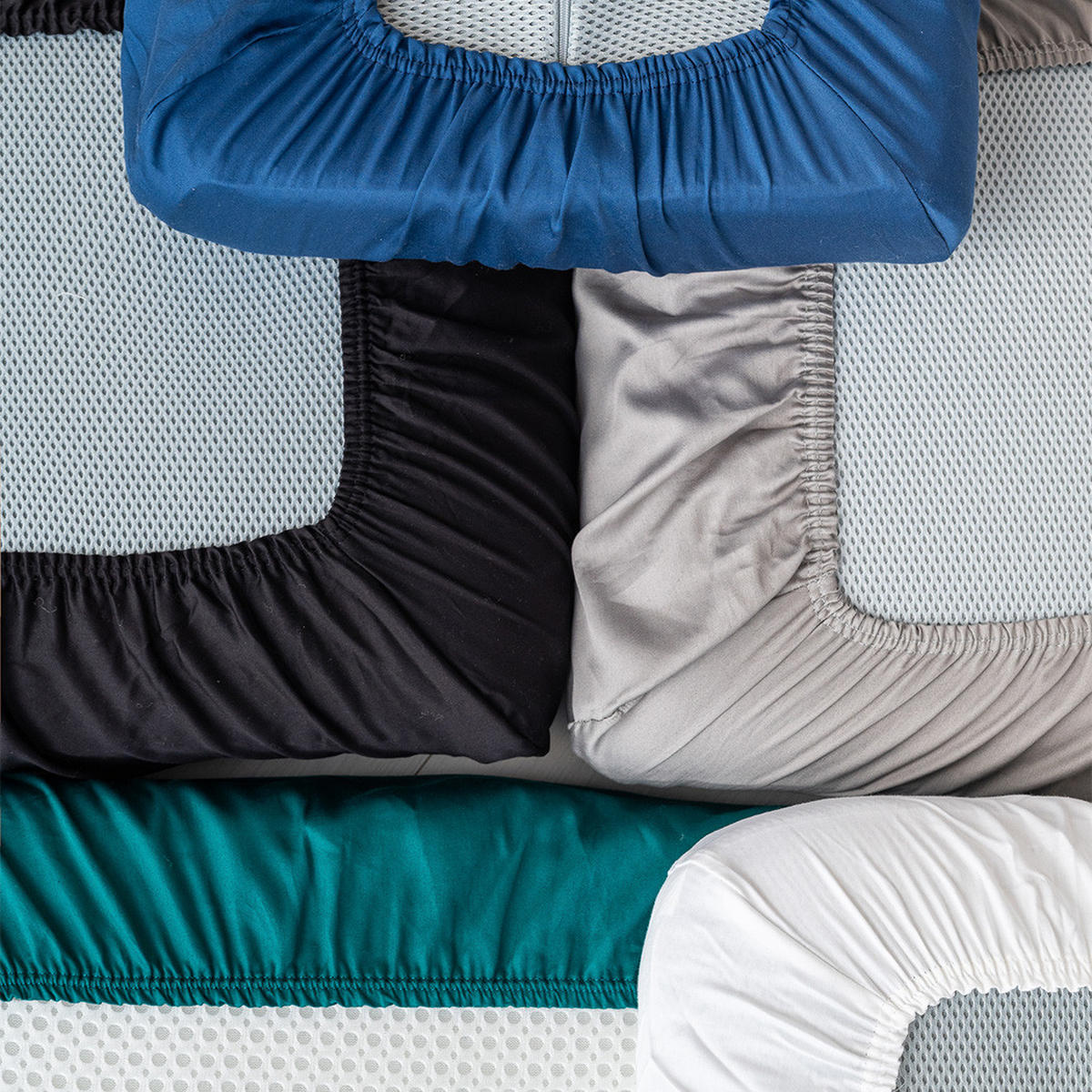 KISSENSCHONER mit Gummizug - Schwarz, Textil (60/40cm) - Mr Mattress