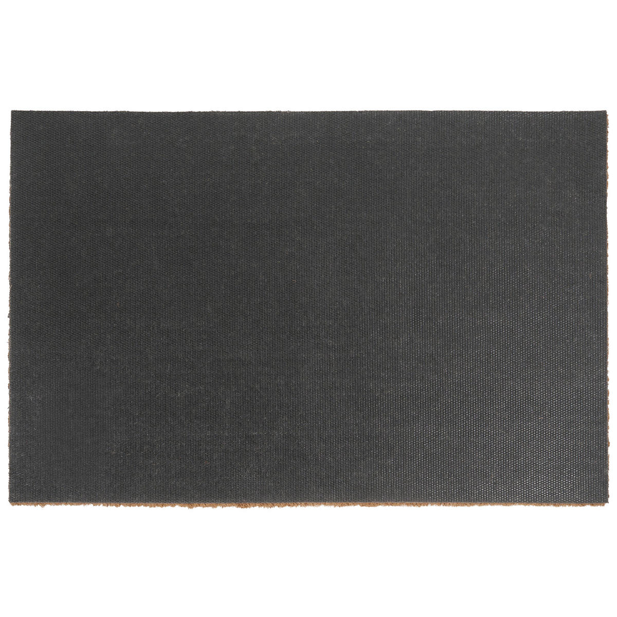 FUSSMATTE Bunt 40/60 cm Zitrone Kokosfasern Tazlina - Multicolor, Textil (40/60cm) - Beliani