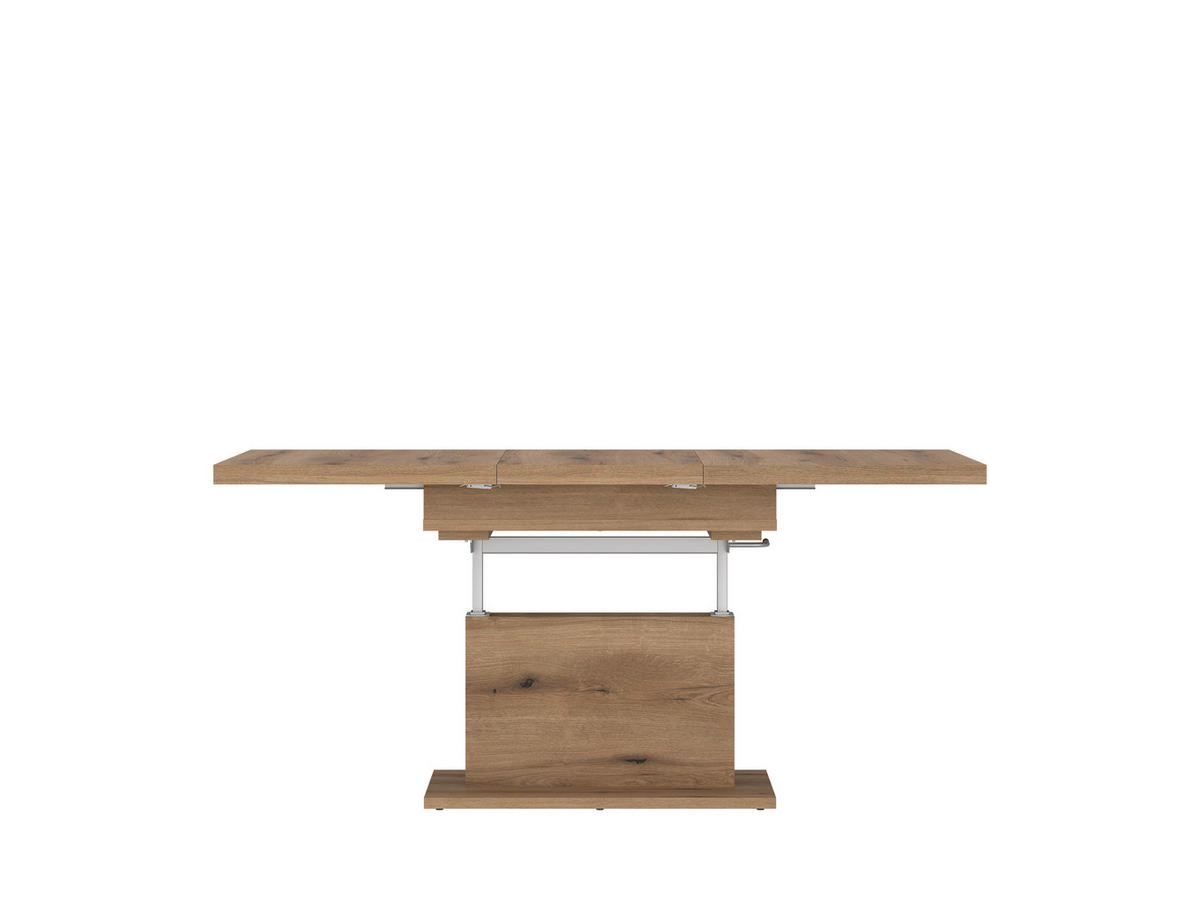 COUCHTISCH rechteckig ausziehbar höhenverstellbar 110/70/58 cm - Eichefarben, Holzwerkstoff (70/110/58cm) - designimpex