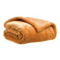 PLAID Michka bronze 130 x 160 cm - Bronzefarben, Textil (130/160cm) - Vivaraise