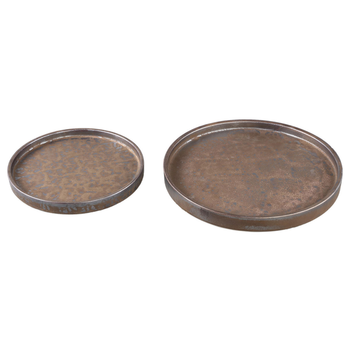 SCHALE Kasim Braun 33/33/3.5cm - Braun, Keramik (3.5cm) - PTMD Collection