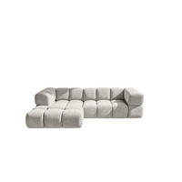 ECKSOFA L-Form Averro, stoff Puente, Hellgrau, Links - Hellgrau, Holz (280/150cm) - Kaiser Möbel