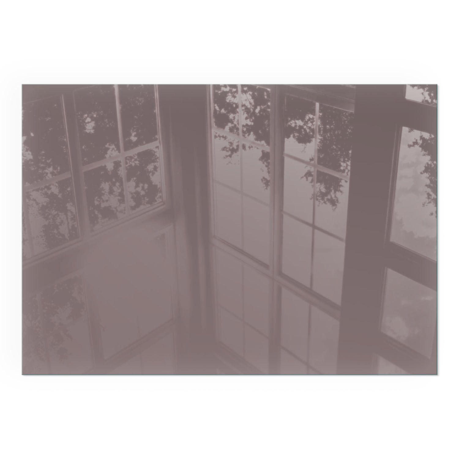 GLASPLATTE für Kamin 100x70 cm - Pink, Glas (100/70/0.4cm) - TULUP